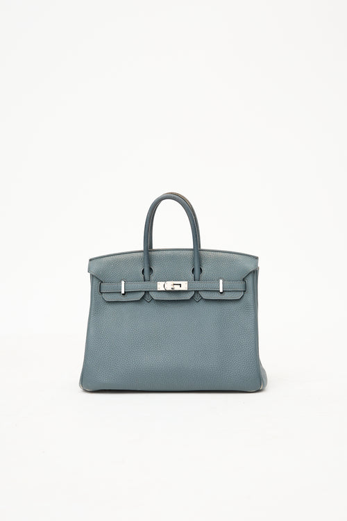 Hermès 2013 Bleu Orage Togo Birkin 25 Bag