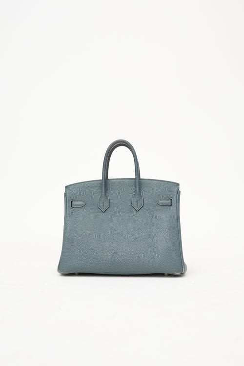 Hermès 2013 Bleu Orage Togo Birkin 25 Bag