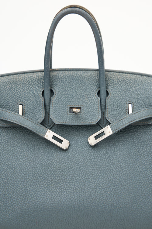 Hermès 2013 Bleu Orage Togo Birkin 25 Bag