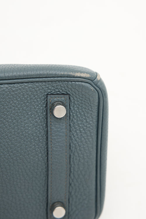 Hermès 2013 Bleu Orage Togo Birkin 25 Bag