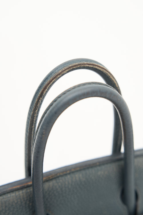 Hermès 2013 Bleu Orage Togo Birkin 25 Bag