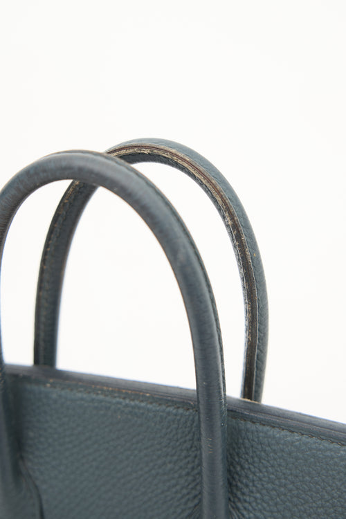 Hermès 2013 Bleu Orage Togo Birkin 25 Bag