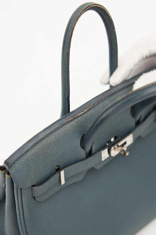 Hermès 2013 Bleu Orage Togo Birkin 25 Bag