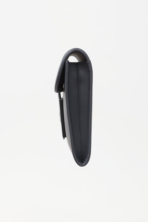 Hermès 2015 Bleu Nuit Swift Jige Elan 29 Clutch