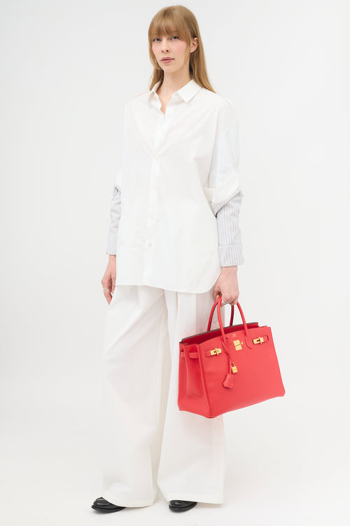 Hermès 2017 Rouge Casaque Clemence Birkin 35 Bag