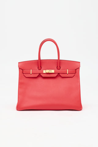 Hermès 2017 Rouge Casaque Clemence Birkin 35 Bag