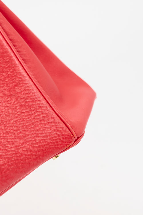 Hermès 2017 Rouge Casaque Clemence Birkin 35 Bag