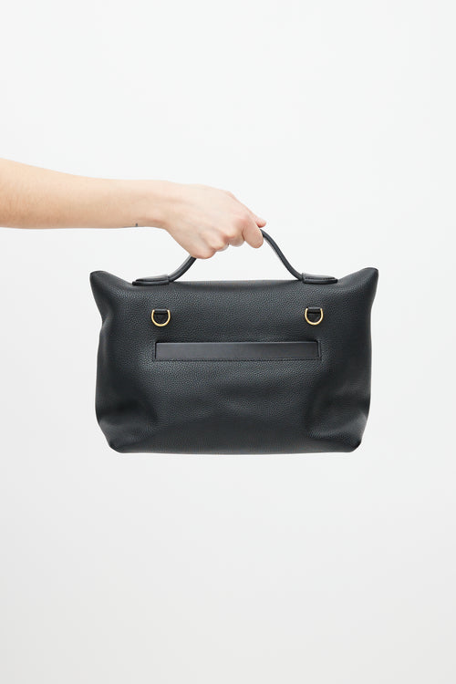 Hermès 2018 Black Maurice & Swift Leather 24/24 Bag