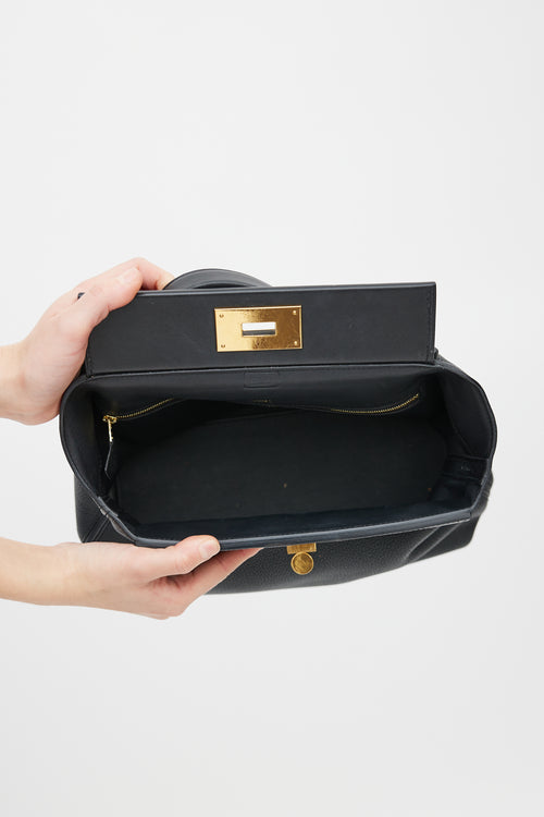 Hermès 2018 Black Maurice & Swift Leather 24/24 Bag