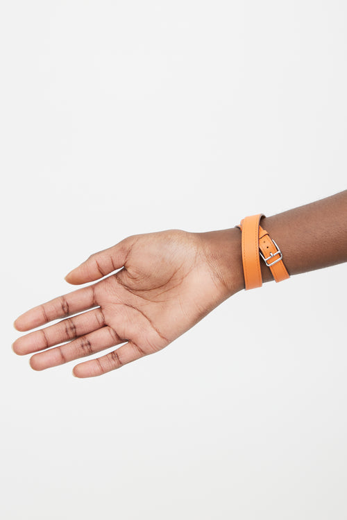 Hermès 2020 Orange H Swift & Stainless Steel Cape Cod Watch