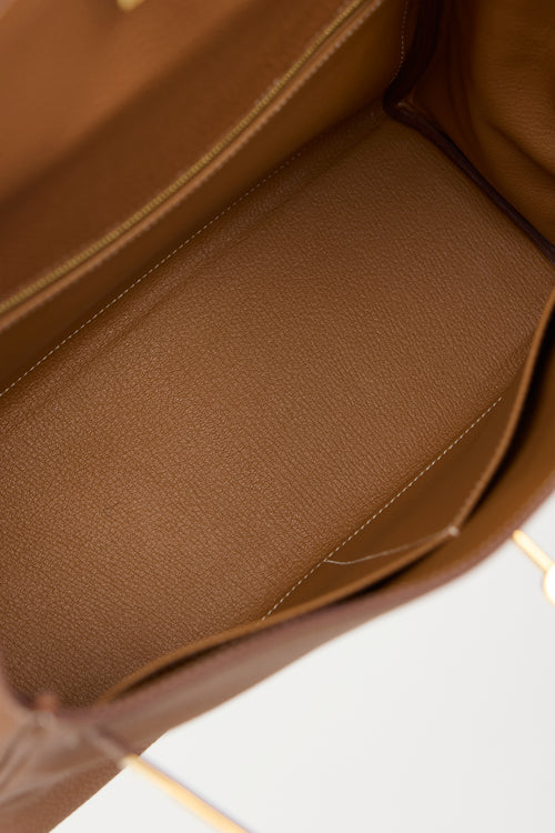 Hermès 2021 Gold Togo Kelly Retourne 32 Bag