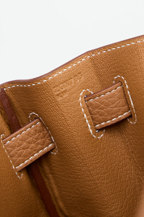 Hermès 2021 Gold Togo Kelly Retourne 32 Bag