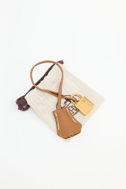 Hermès 2021 Gold Togo Kelly Retourne 32 Bag