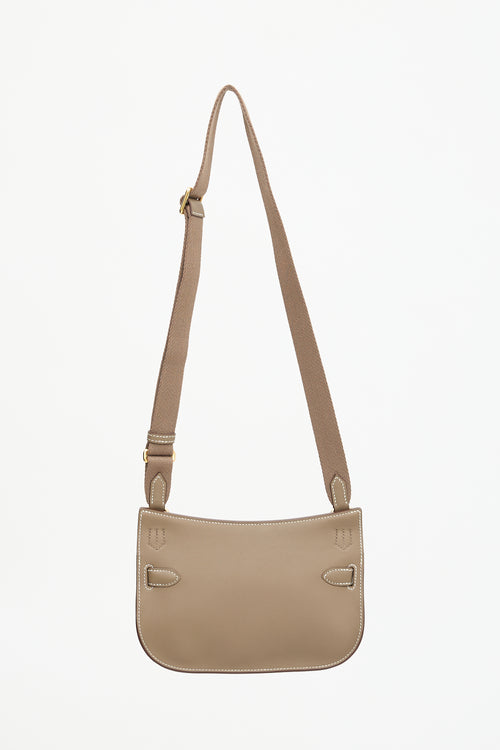 Hermès 2023 Etoupe Swift Mini Jypsiere Bag