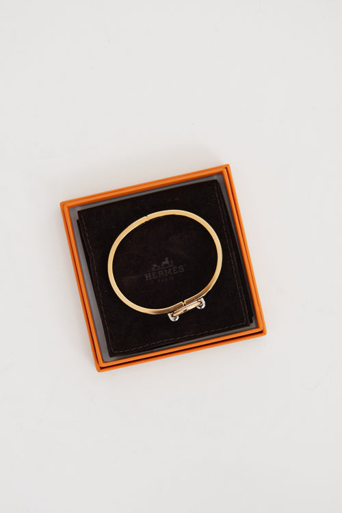 Hermès Beige Rose Gold Chaine D'Ancre Bracelet