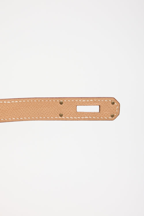 Hermès 1998 Natural Courchevel Birkin 35 Bag