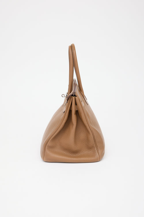 Hermès 2009 Alezan Clemence Birkin 35 Bag