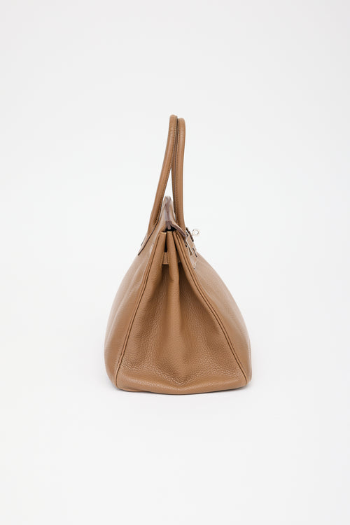 Hermès 2009 Alezan Clemence Birkin 35 Bag