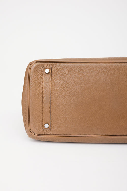 Hermès 2009 Alezan Clemence Birkin 35 Bag