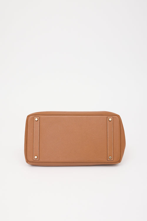 Hermès 2009 Gold Clemence Birkin 40 Bag