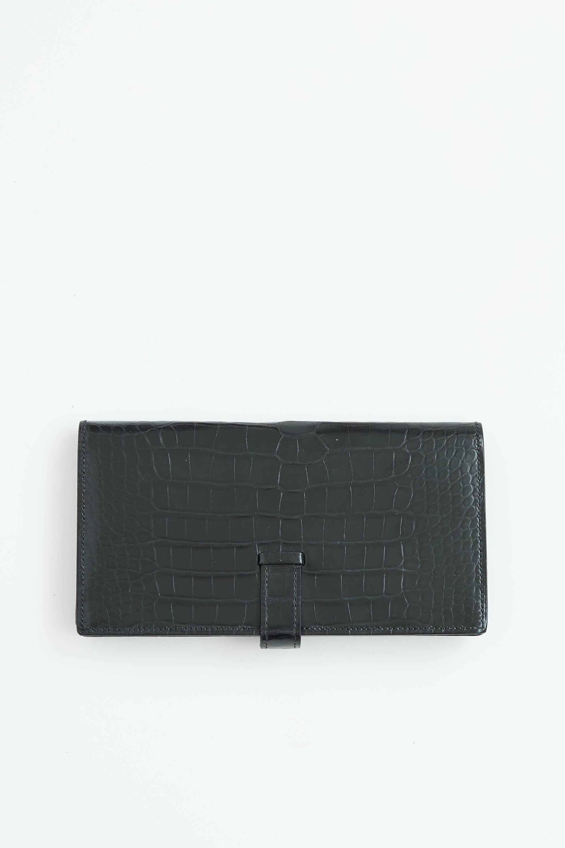 Hermès 2016 Leather Bearn Wallet