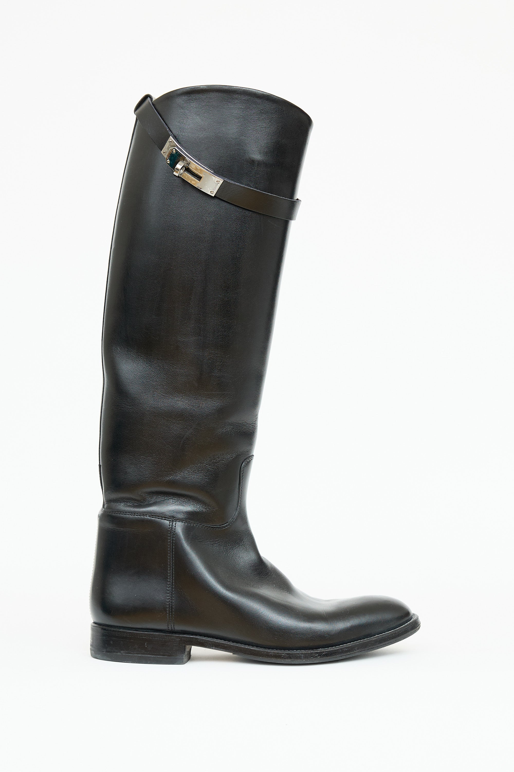 Hermès Leather Kelly Jumping Boot