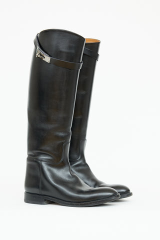 Hermès Leather Kelly Jumping Boot