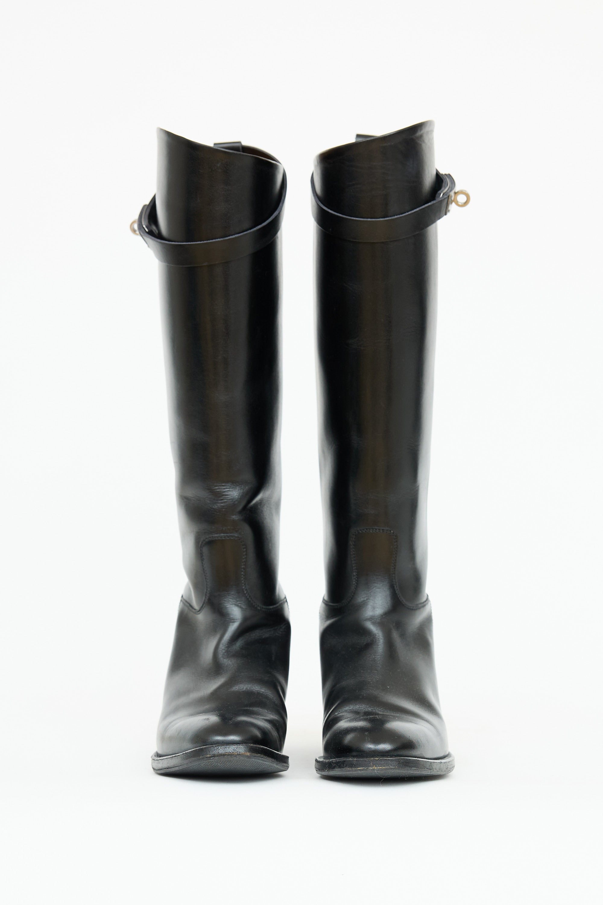 Hermès Leather Kelly Jumping Boot