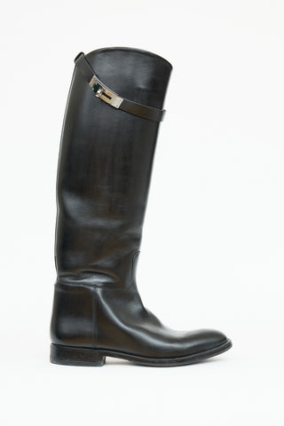 Hermès Leather Kelly Jumping Boot