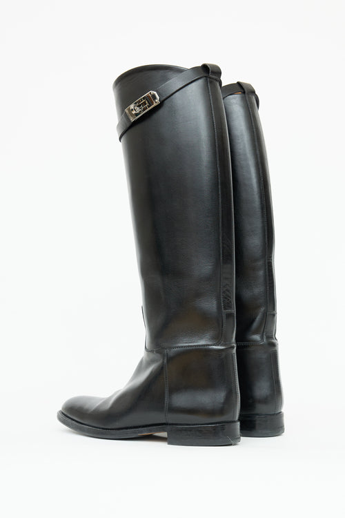 Hermès Leather Kelly Jumping Boot