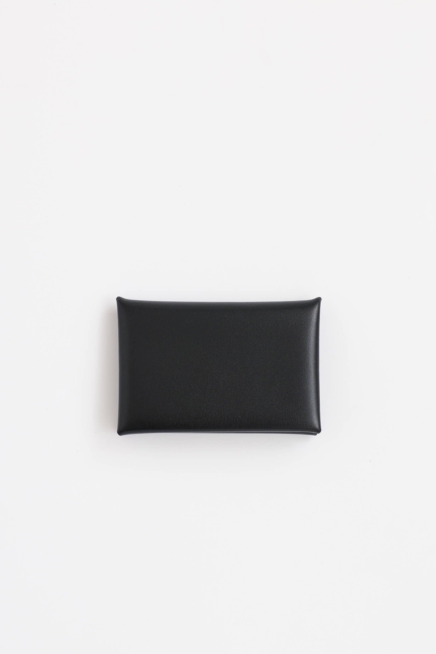 Hermès Box Leather Calvi Card Holder