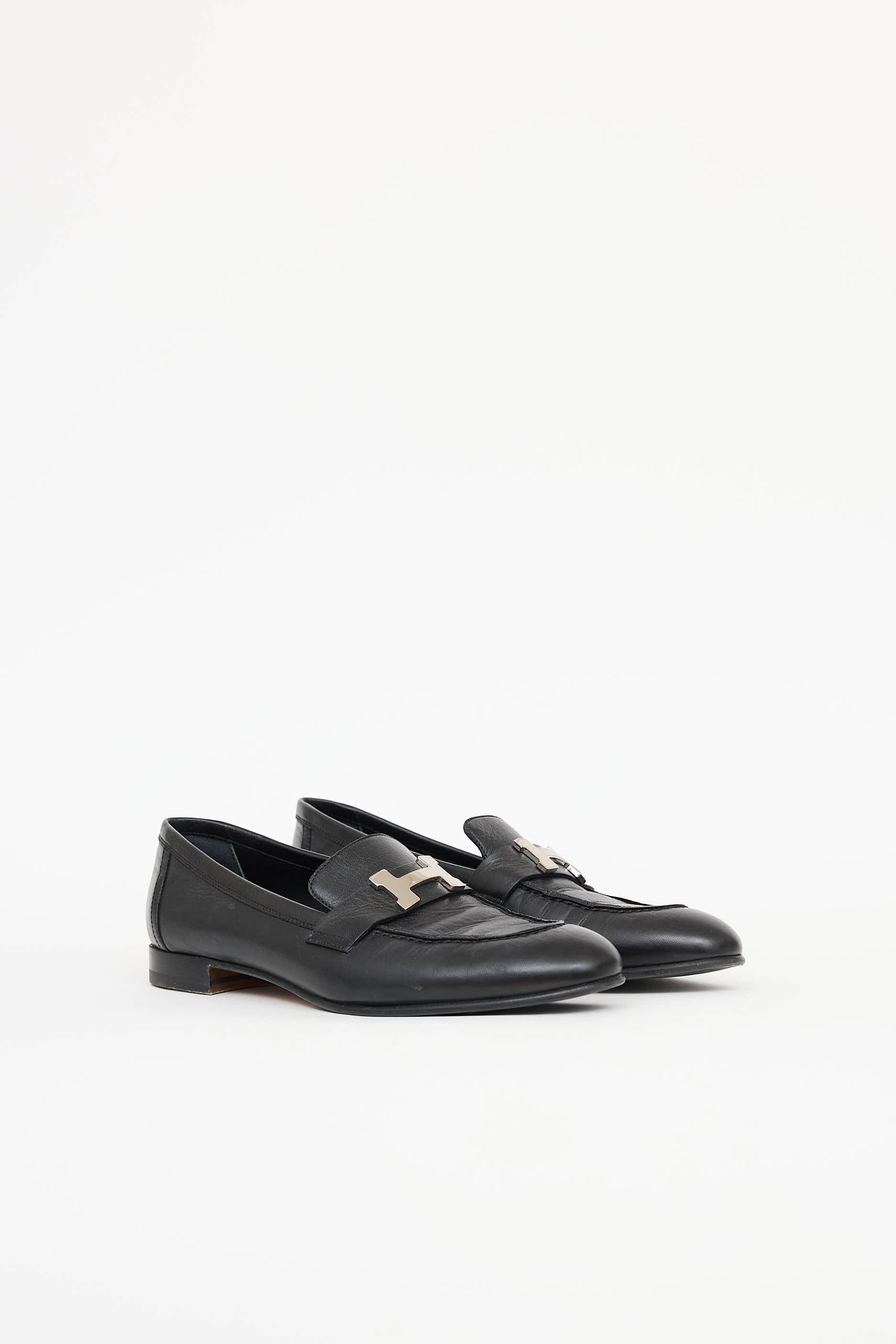 Hermès Leather Paris Loafer