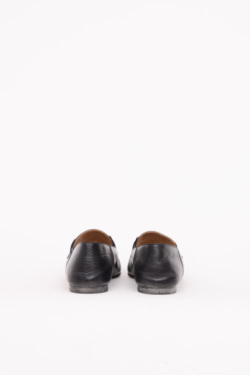 Hermes Leather Time Buckle Loafer