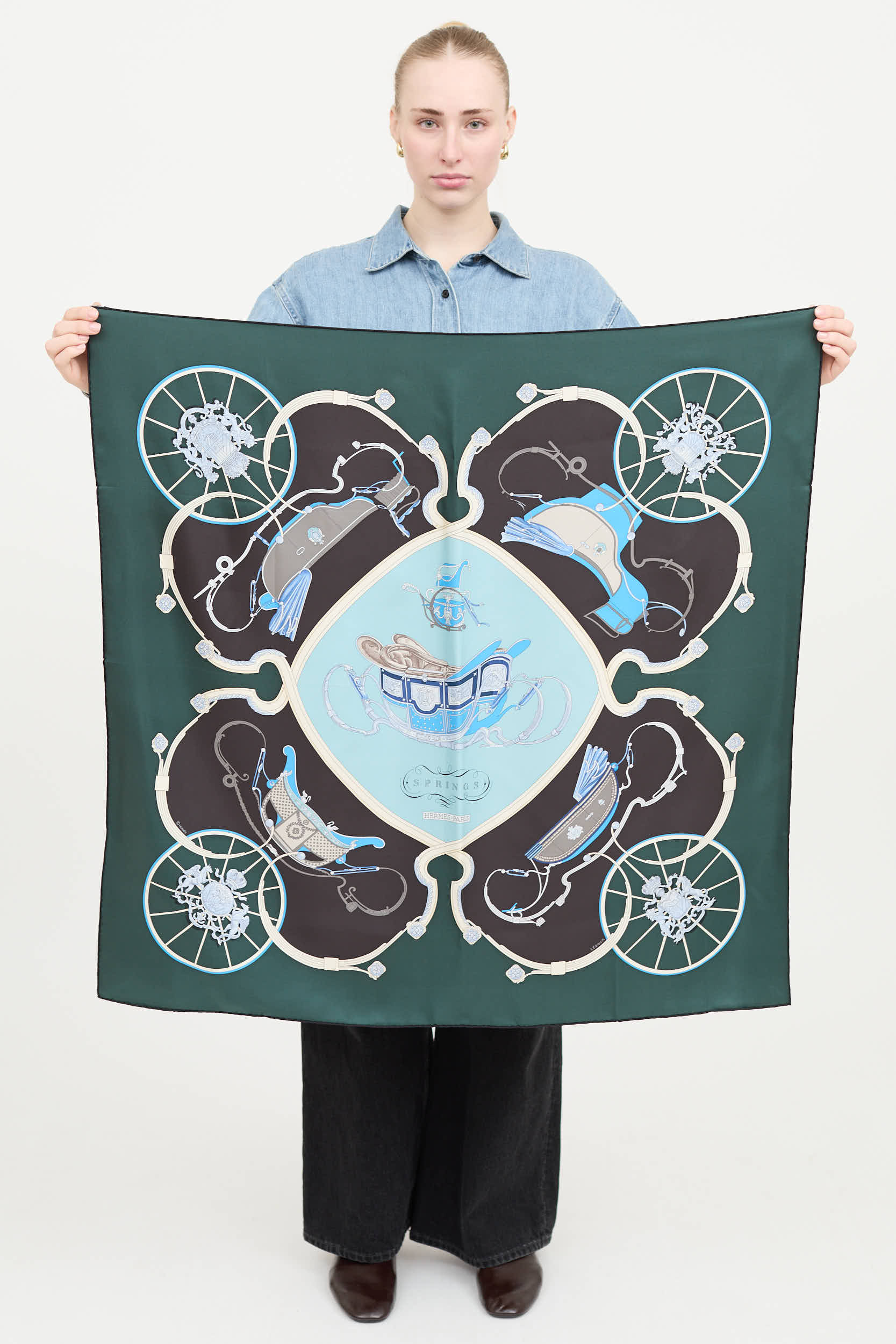 Hermès Silk Springs Scarf