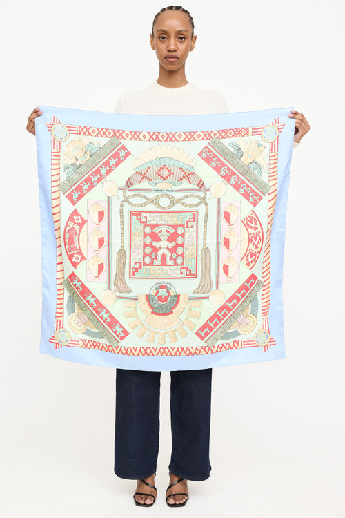 Hermès 2003 Silk Huaca Piru Scarf