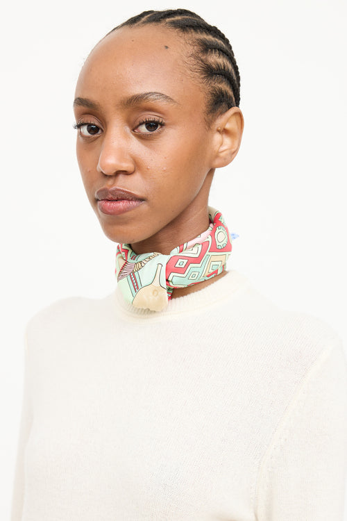 Hermès 2003 Silk Huaca Piru Scarf