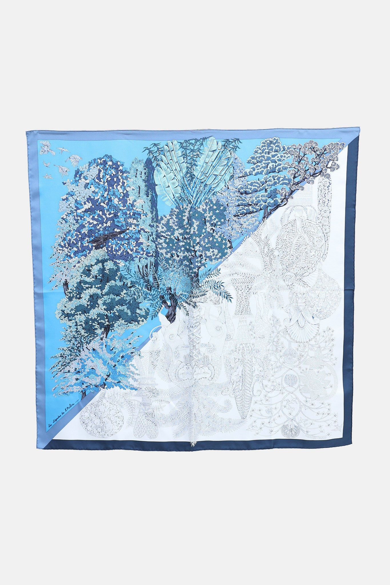 Silk Légendes De L'arbre 90 Scarf