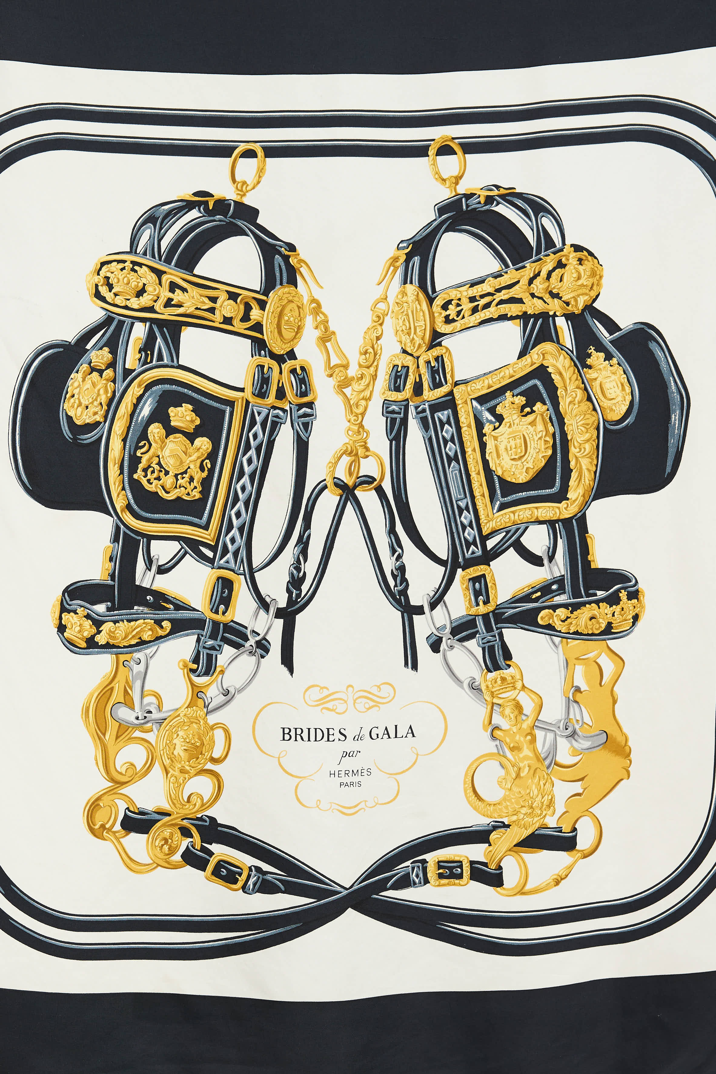 HermèsBrides De Gala 90 Scarf