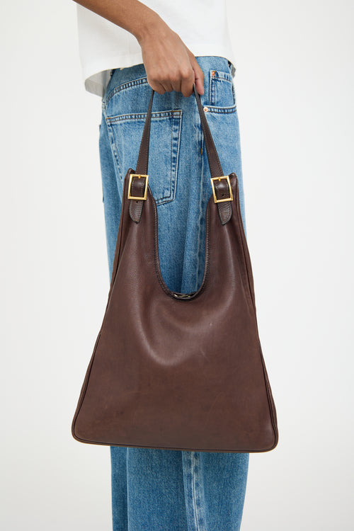 Hermès Brown Massai Shoulder Bag