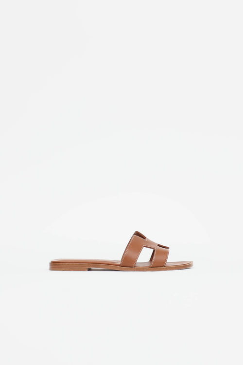 Hermès Box Leather Oran Sandal