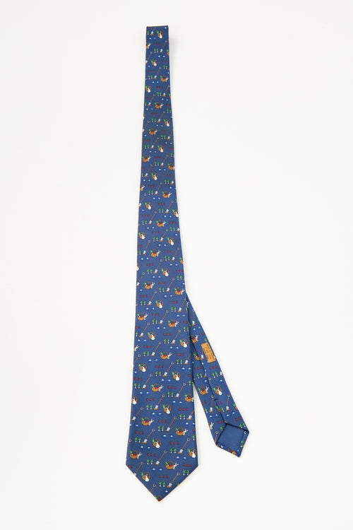 Hermès Silk Garden Tie