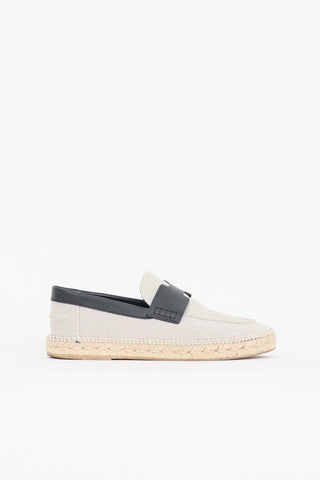 Hermès Canvas Trip Espadrille Flat