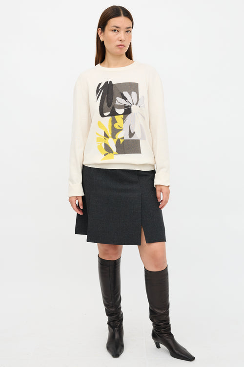 Hermès Cashmere Floral Sweater