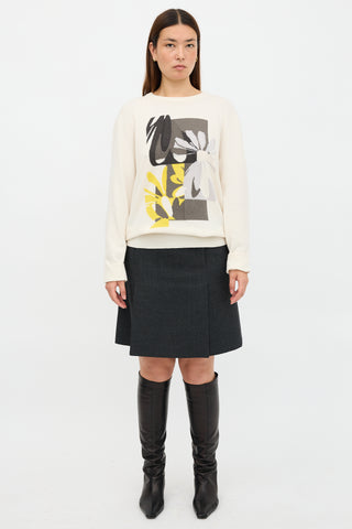 Hermès Cashmere Floral Sweater