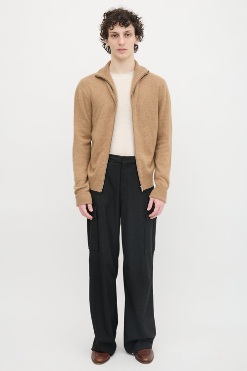 Hermès Cashmere Chain D'Ancre Zip Sweater