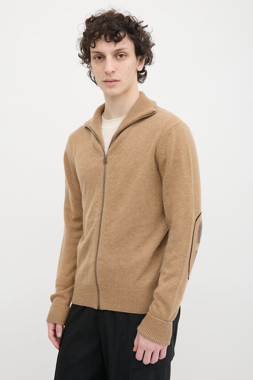 Hermès Cashmere Chain D'Ancre Zip Sweater