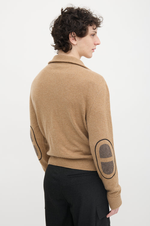 Hermès Cashmere Chain D'Ancre Zip Sweater