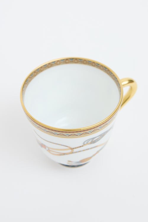 Hermès Multi Cheval D'Orient Cup & Saucer Set