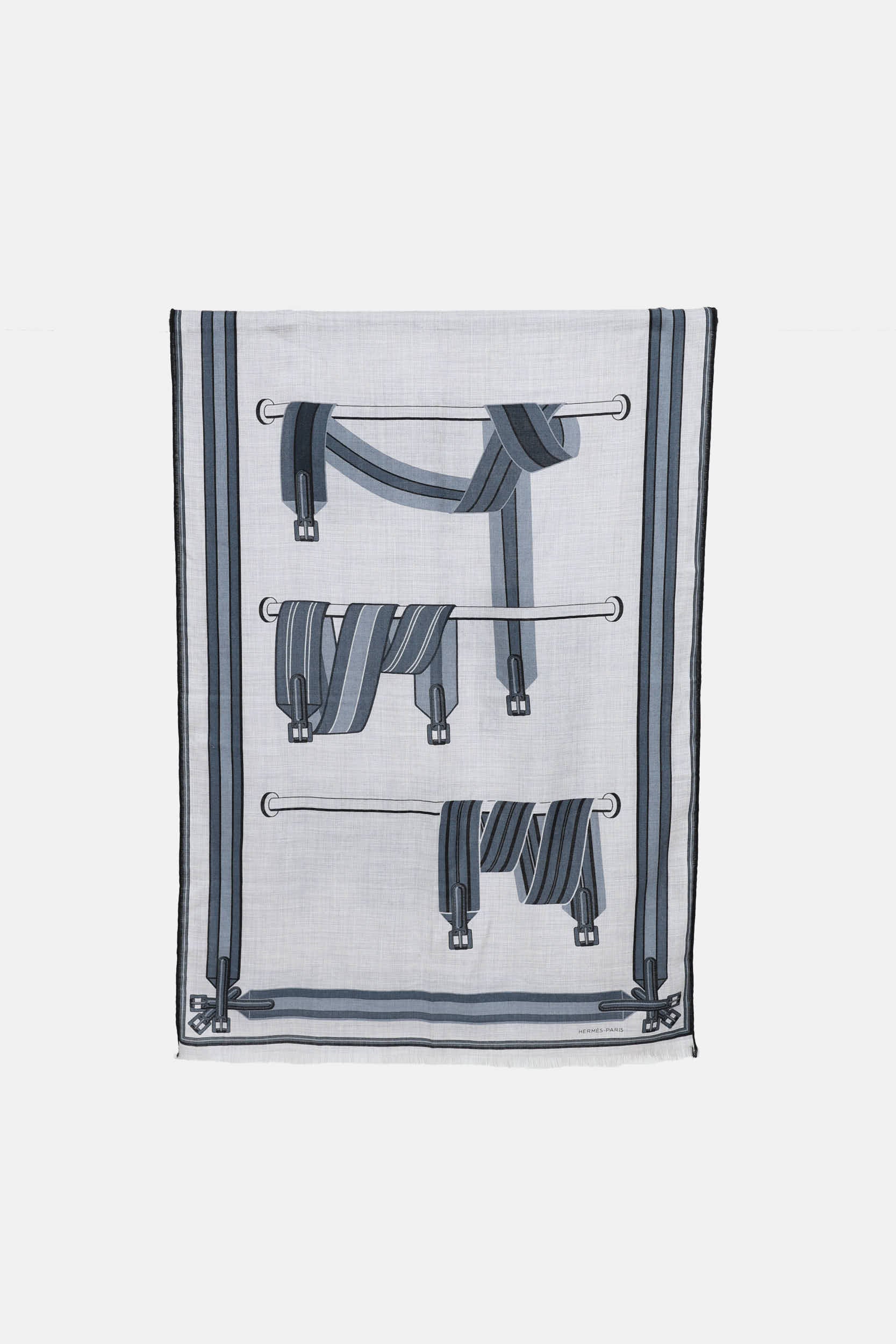 Hermès Les Sangles Rectangle 180 Scarf