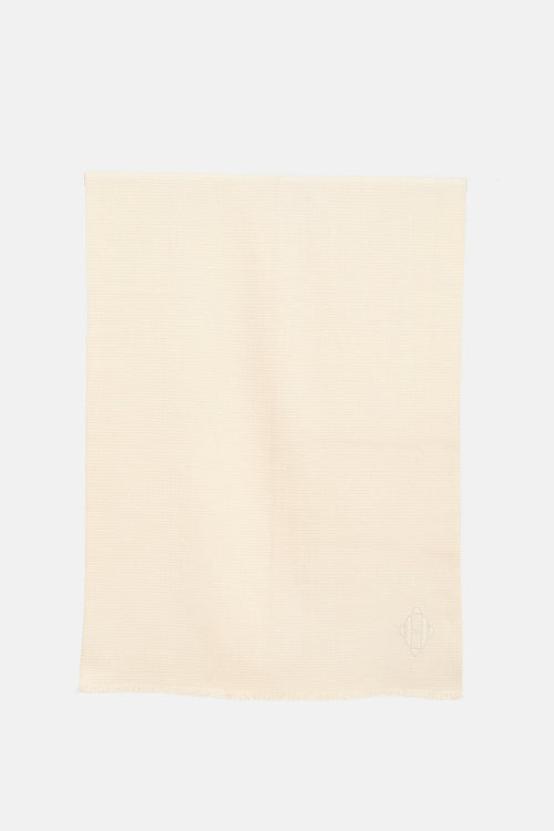 Hermès 2015 Cashmere Logo Scarf